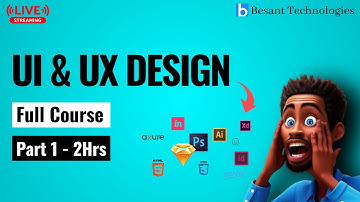 UI & UX Design Beginner to Advanced | Full Course 2025 | Besant Technologies