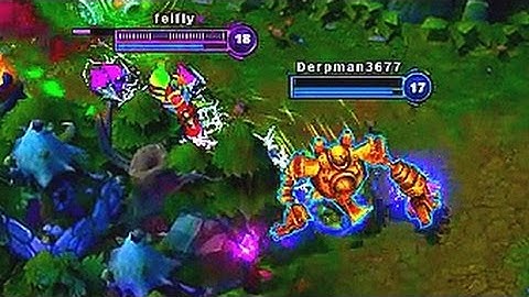 Maokai saves Blitzcrank escapes with 37hp