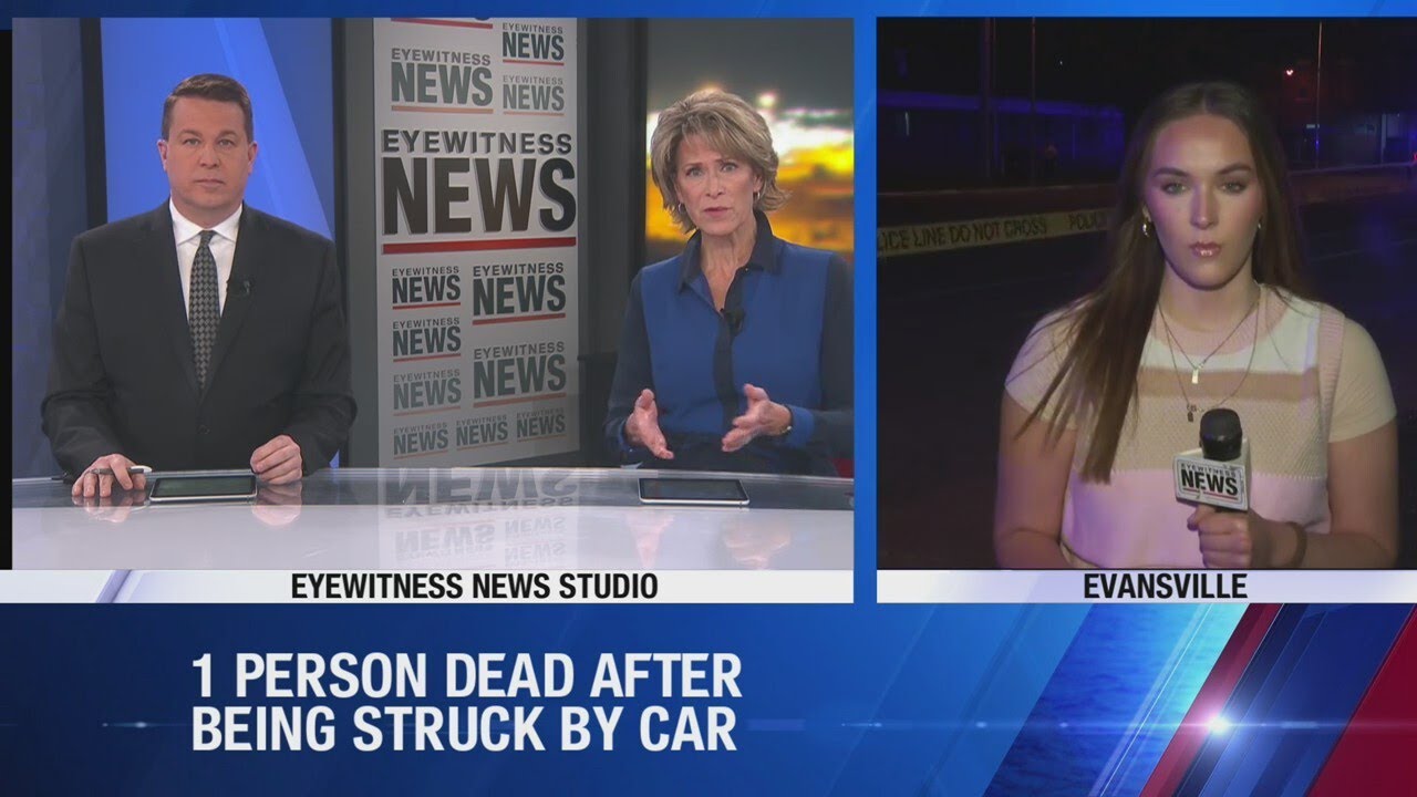 One person dead after being struck by car - YouTube