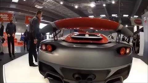 Arrinera Hussarya Polish supercar engine sound from exhaust pipes