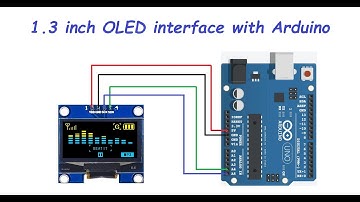 1.3 inch OLED display interface  with Arduino