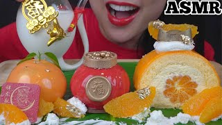 ASMR CHINESE NEW YEAR MOUSSE CAKE (SOFT EATING SOUNDS) NO TALKING | SAS-ASMR