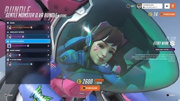 Dva Doing The T Pose In Monster Dva Bundle In Overwatch 2