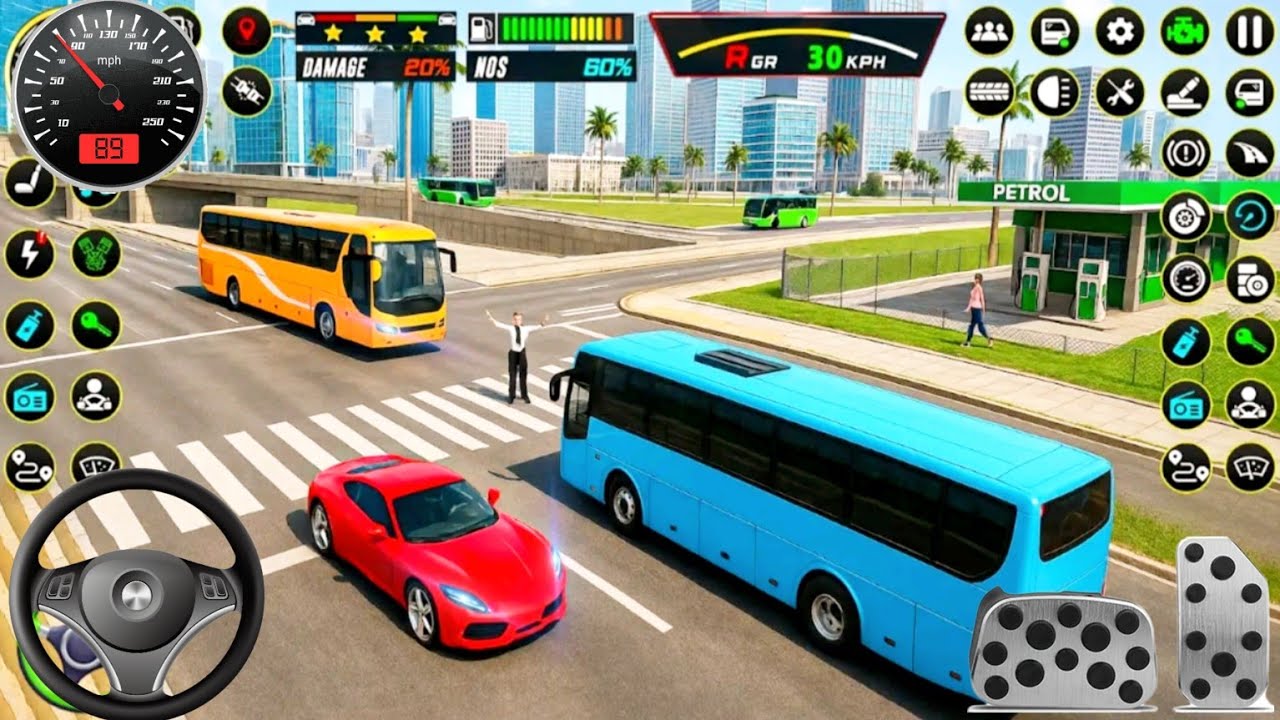 408 bus driving simulator - bus android gameplay series - YouTube