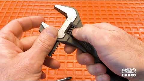 Bahco 9072 Ergo adjustable wrench turns into a 9072P plumber wrench