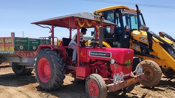 Mahindra 575 DI XP Plus Tractor Fully Loaded by JCB 3DX Machine | JCP Video | KUMARAN Tractors