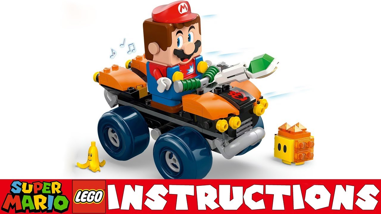 🚗Standard ATV Kart | 72039 | LEGO Instructions | LEGO Mario Kart