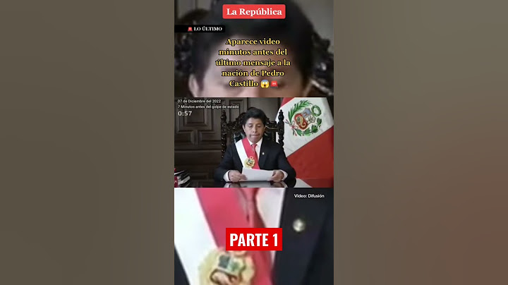 Aparece video minutos antes del golpe de Estado de Pedro Castillo  [PARTE 1] #shorts