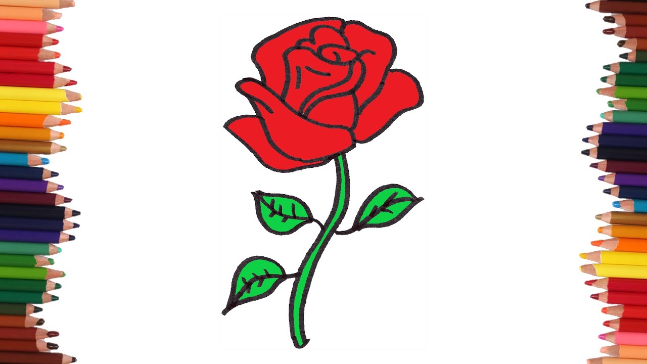 como hacer rosas dibujo | Dibujos faciles - thptnganamst.edu.vn