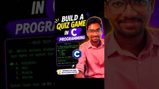 Build a Quiz Game in C Programming | Beginner Project 🔥 #coding #cprogramming #codinggames #coder