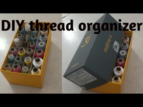 thread organizer ideas | how to make a thread organizer | art and craft ...