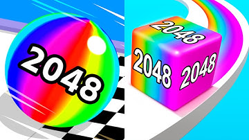 Ball Run 2048 vs Jelly Run 2048 Walkthrough Max Gameplay BMG52