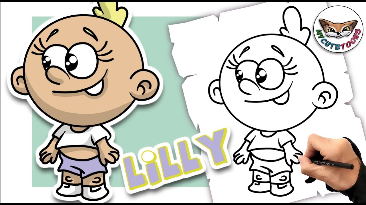 How to Draw Lilly Loud | The Loud house