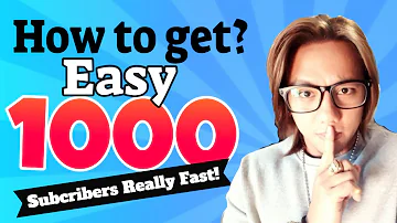 1000 subscribers very fast - how to get first 1000 subscribers on Youtube | Get subscribers fast