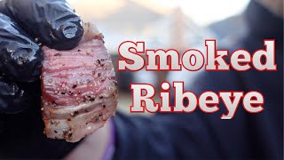 Smoked Ribeye Steak on the Recteq Bullseye