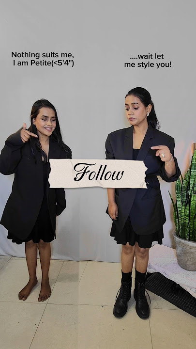 Wearing vs STYLING #grwm #ytfashion #ootd #black #corporate #corporatefashion #blazer #ytshortsindia