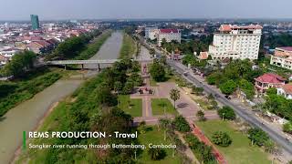 Video of Sangker river running through Battambang