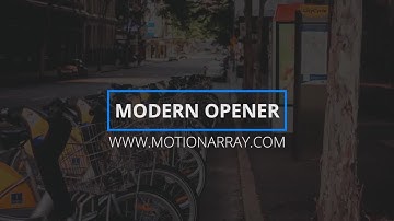 Modern Opener by DP_Moart | Premiere Pro Project - Motion Array template