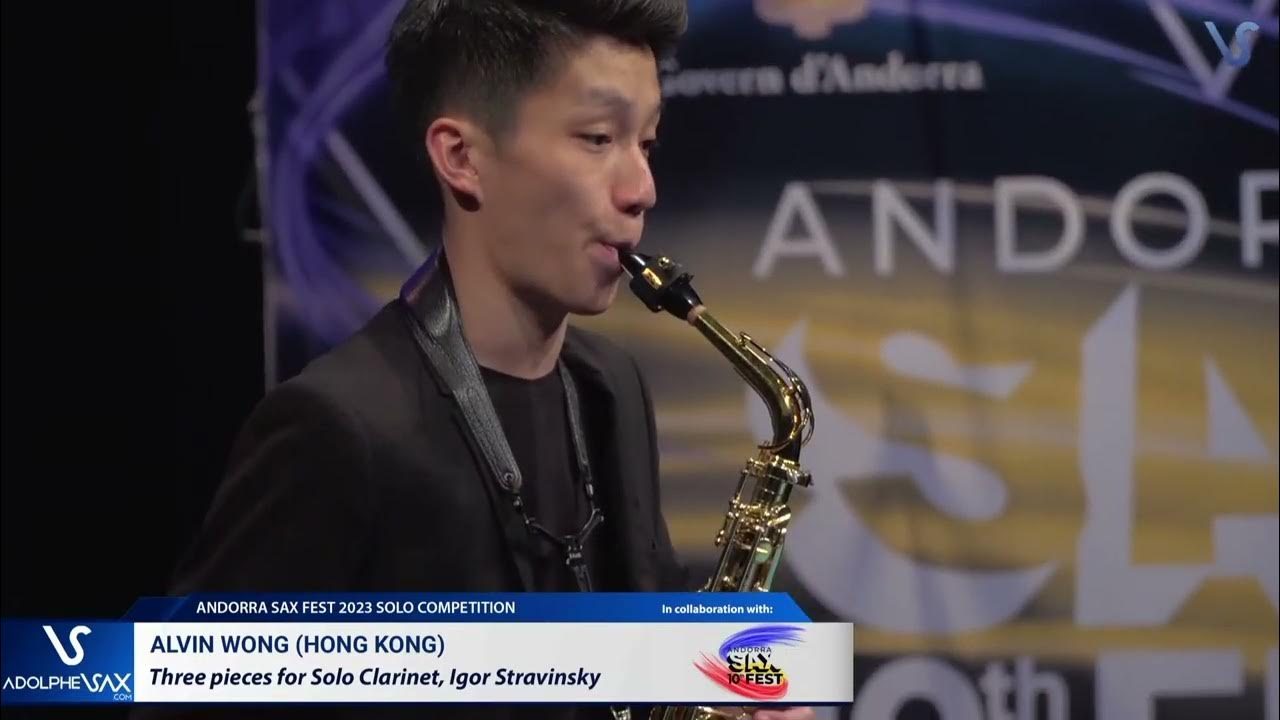 ANDORRA SAX FEST 2023 Alvin Wong (Hong Kong) plays Three pieces for