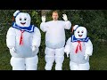 Assistant and Ryan play Marshmallow Man Touch For Ghostbustr Afterlife