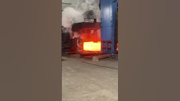 Inside the forging factory Workflow of ultra-large ring rolling machine #manufacture #machine #iron
