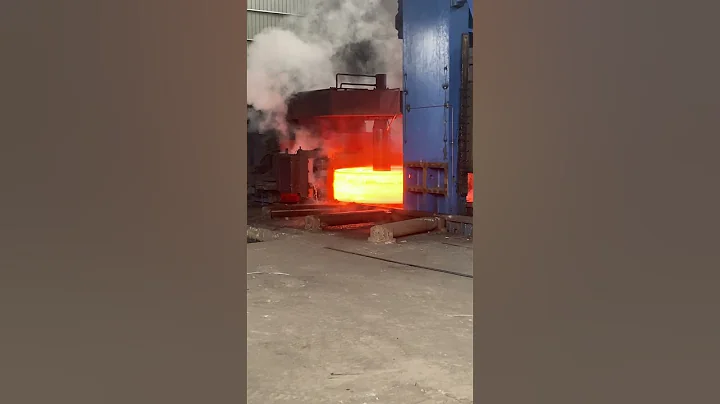 Inside the forging factory Workflow of ultra-large ring rolling machine #manufacture #machine #iron