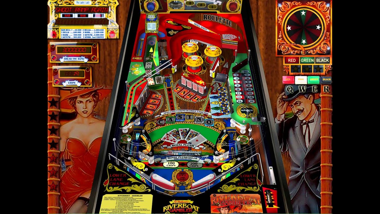 riverboat gambler pinball parts