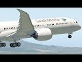 X-Plane 11 | Garuda Indonesia Boeing 787 Requested Landing After The Copilot Pass Out