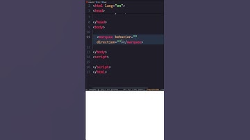Day 39 of 45 Days HTML Challenge | marquee tag in html #codeminister #frontend #html