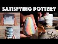 Colored porcelain pottery compilation
