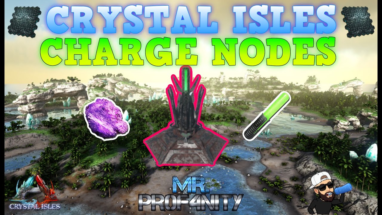 Ark Crystal Isles | All Element Charge Node Locations | Resource Guide ...