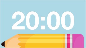20 Minute Cute Back to School Timer (Chimes Alarm at End)