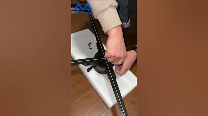 3D Holographic Fan Display Unboxing Process