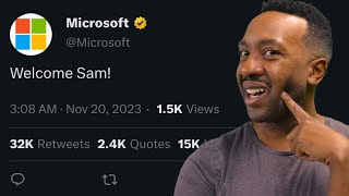 Sam Altman is Joining Microsoft OPENAI News by Doc Williams 912 views 5 months ago 2 minutes, 8 seconds