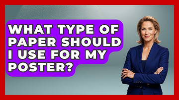 What Type Of Paper Should I Use For My Poster? - Graphic Design Nerd