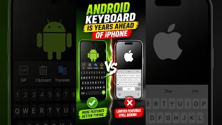 Android's Keyboard Is Years Ahead of iPhone #shorts #iphone #android