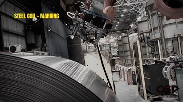 OSR-Robotics Steel Coil Marking & Spot welding #robotics