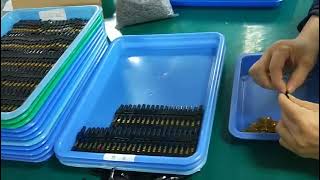 Qy Factory Production Details Assembly Of Fiber Optic Fast Connectors