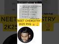 Chemistry Question - #doctors #neet2027 #mbbs #neet