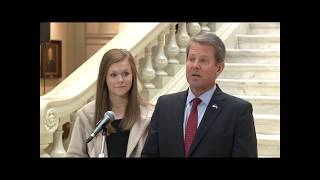 Georgia Governor-elect Brian Kemp delivers victory speech