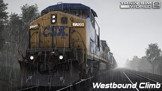 Westbound Climb - Sand Patch Grade - C40-8W - Train Sim World 2