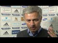 Jose Mourinho after losing his first Chelsea game at Stamford Bridge
