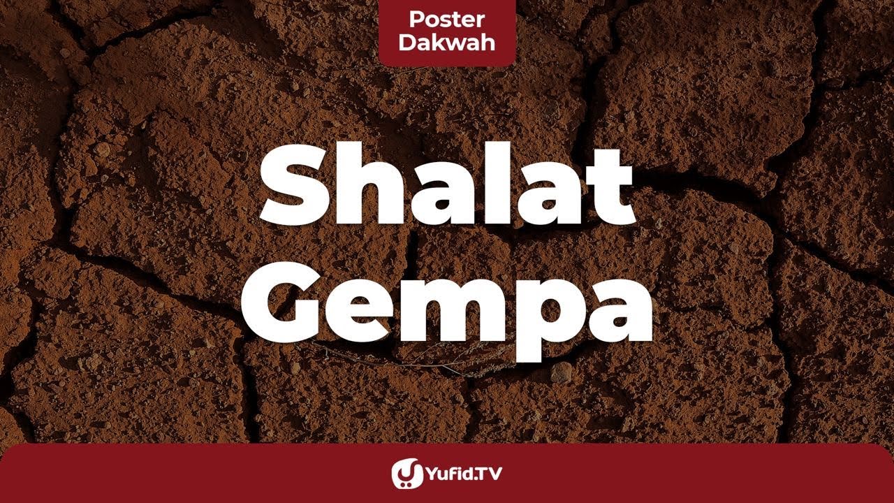 ⁣Shalat Gempa - Poster Dakwah
