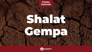 Shalat Gempa - Poster Dakwah