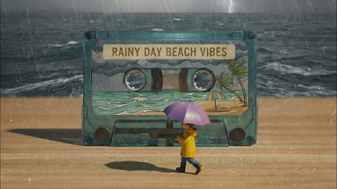 Rainy Day Focus Music 🌧️ Ep#3 Deep House Lo-Fi for Studying & Working | Retro Tape Sessions