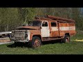 Starting GAZ 53A Firetruck (V8) After 23 Years + Test Drive