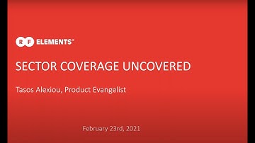 RF elements : Sector Coverage Uncovered