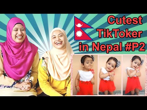 Cutest TikToker in Nepal #p2 | Samira Thapa | Malaysian Girl Reactions