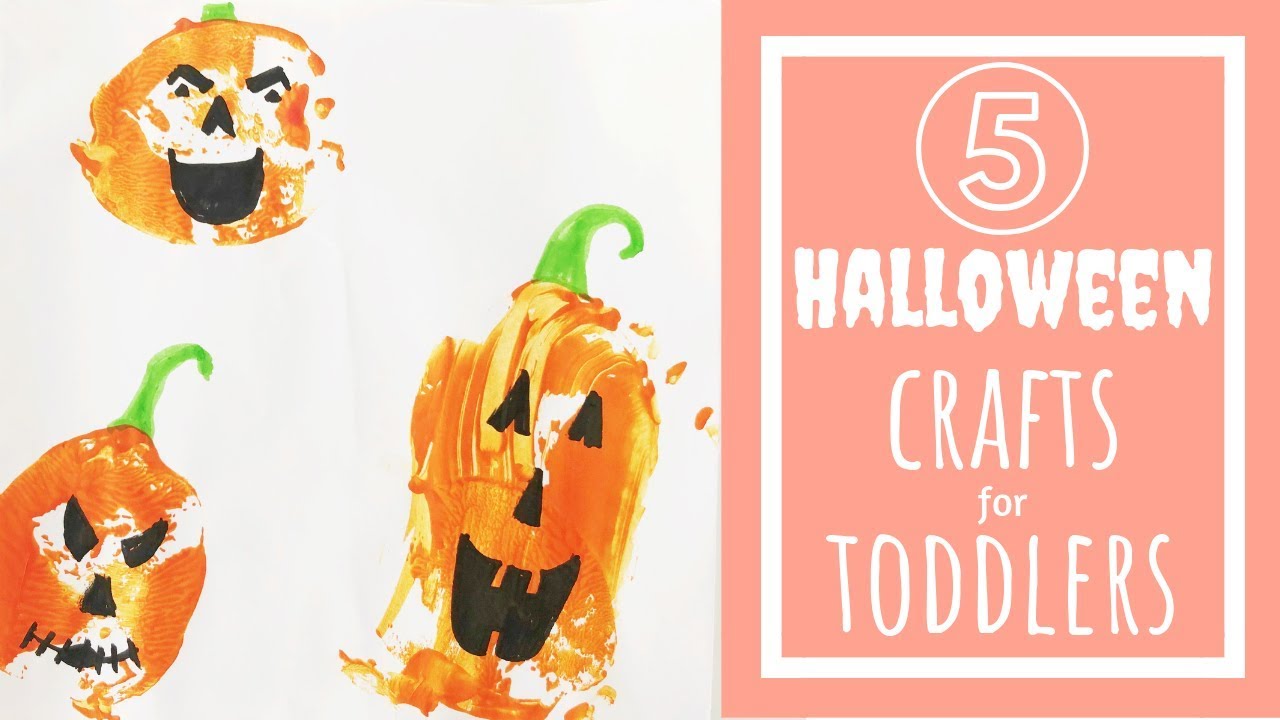 Halloween Crafts for Toddlers | DIY Decorations