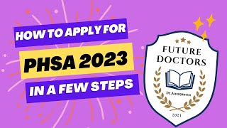 How To Apply For PHSA By Dr.Anonymous | In A Few Steps | Nursing In PHSA 2023 | Future Doctor